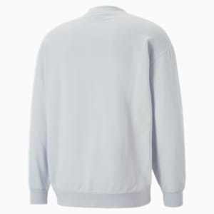 Chandail en molleton à col en V Classics Homme, Platinum Gray, extralarge